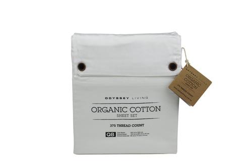 Odyssey Living Organic Cotton Sheet Sets - White Odyssey Living