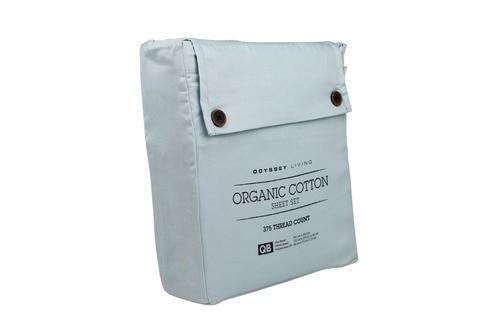 Odyssey Living Organic Cotton Sheet Sets - Cloud Blue Odyssey Living