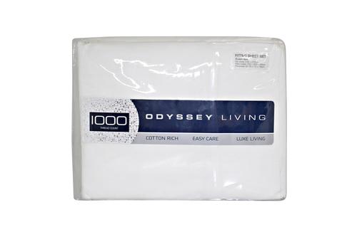 Odyssey Living 1000TC RICH Cotton Sheet Sets - White Odyssey Living