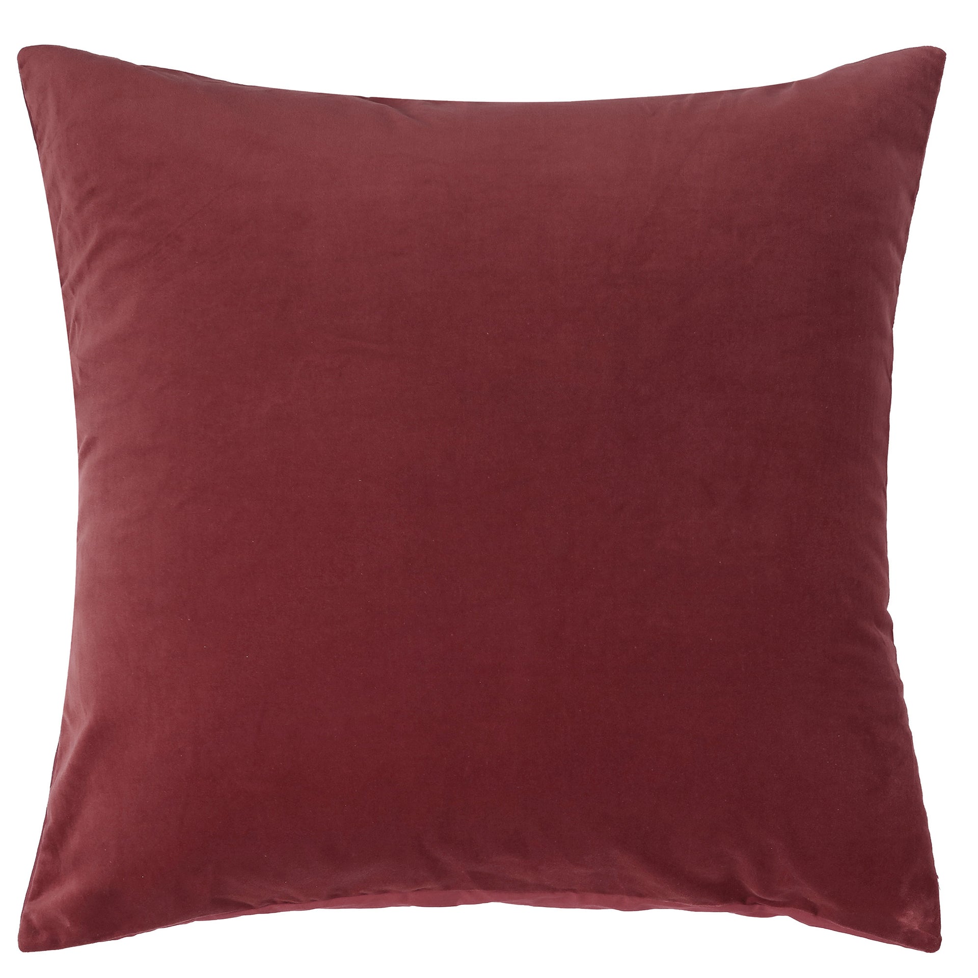 Vintage Design Cotton Velvet European Pillowcases - Rouge Cotton Velvet Vintage Design