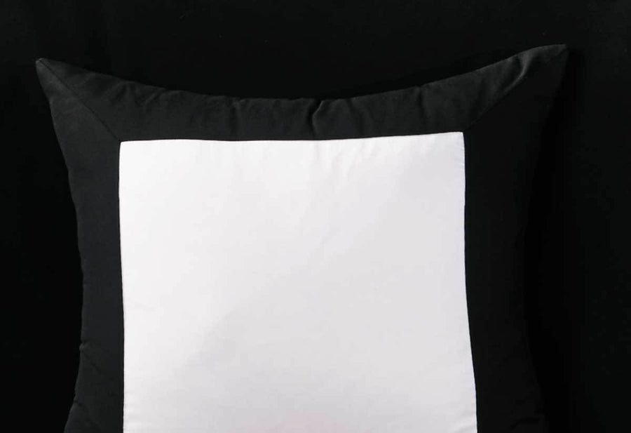 Luxton Rossier Black-White Striped Quilt Cover Set Luxton