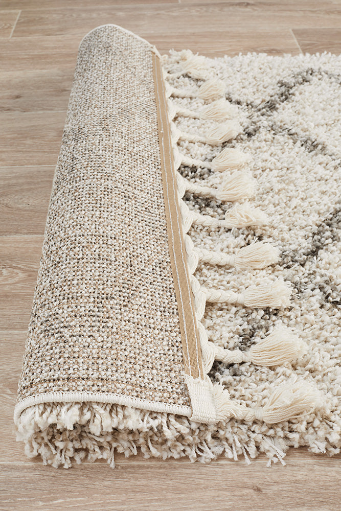 Saffron 11 Natural Runner Rug Rug Culture