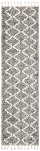Saffron 11 Silver Runner Rug Rug Culture