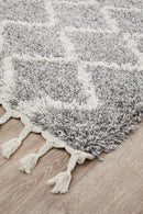 Saffron 11 Silver Runner Rug Rug Culture