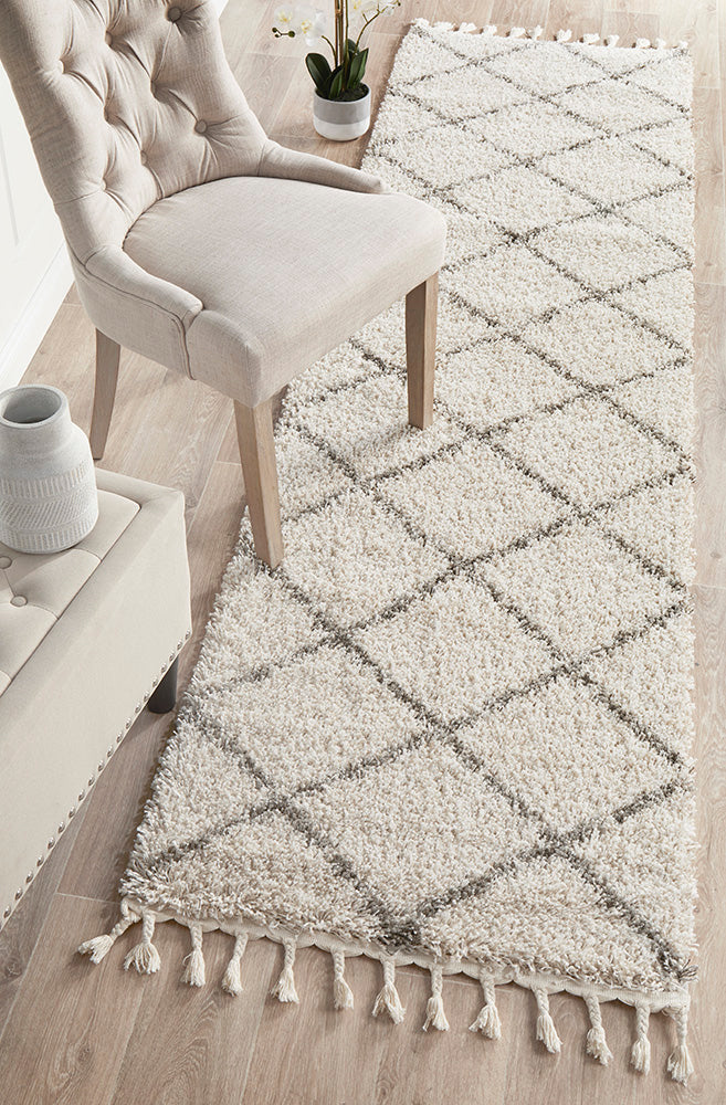 Saffron 22 Natural Runner Rug Rug Culture