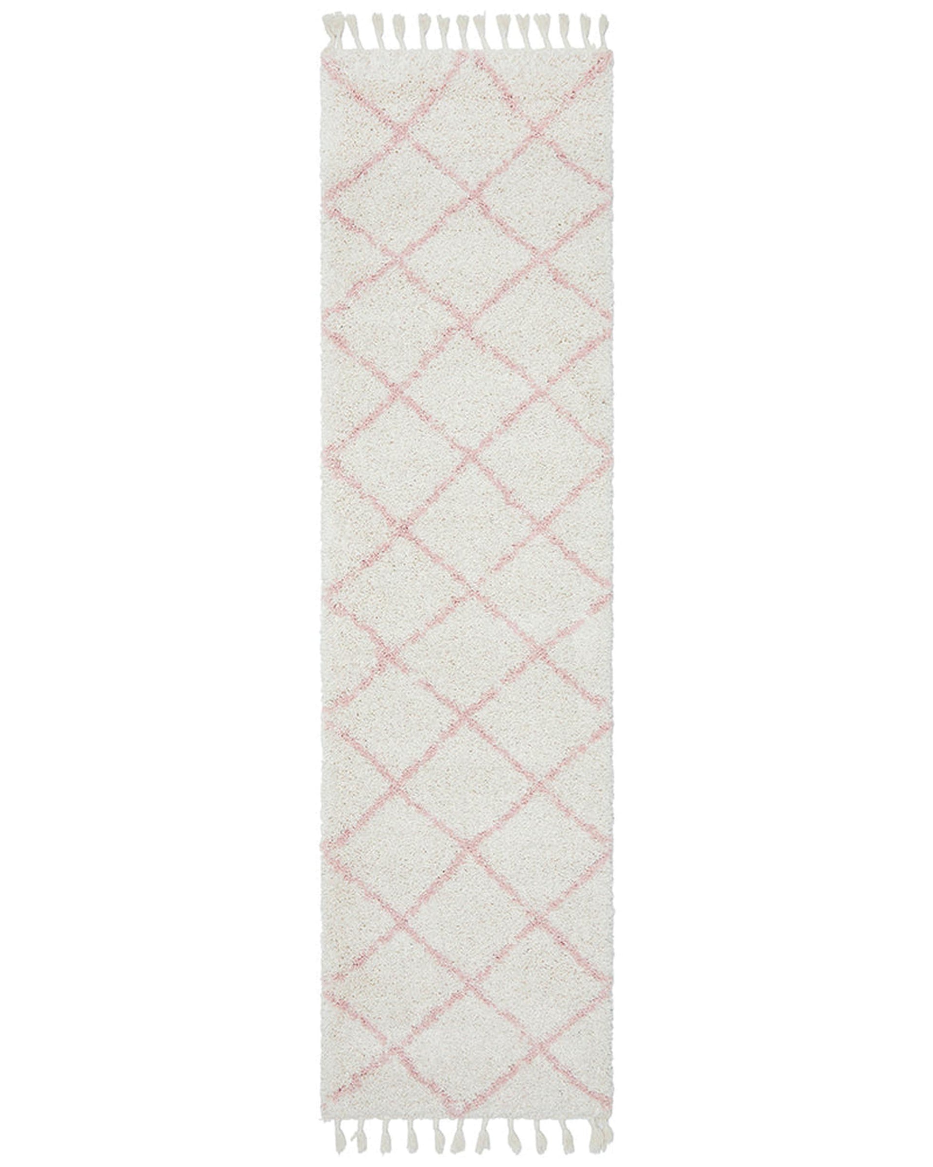 Saffron 22 Pink Runner Rug Rug Culture
