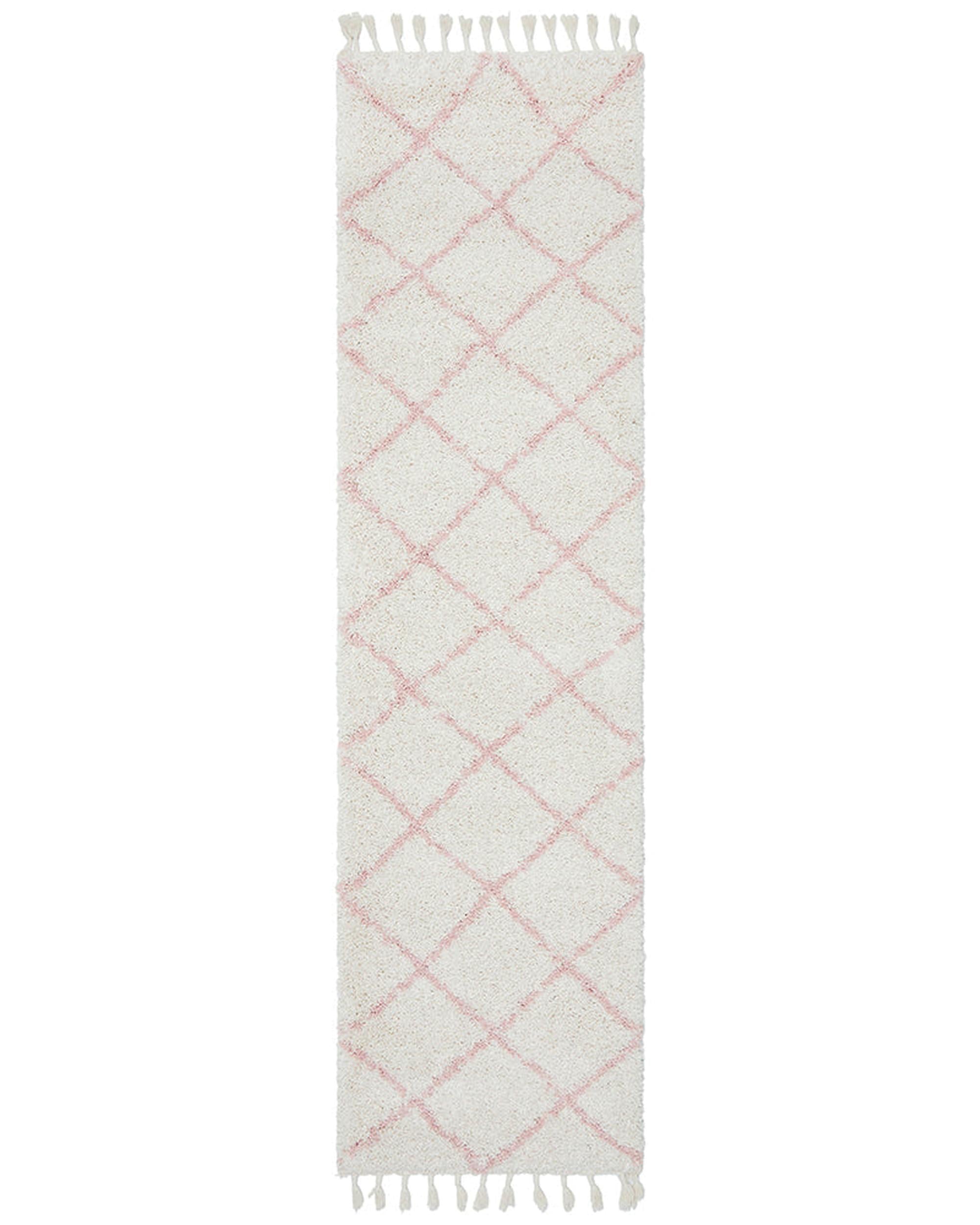 Saffron 22 Pink Runner Rug Rug Culture