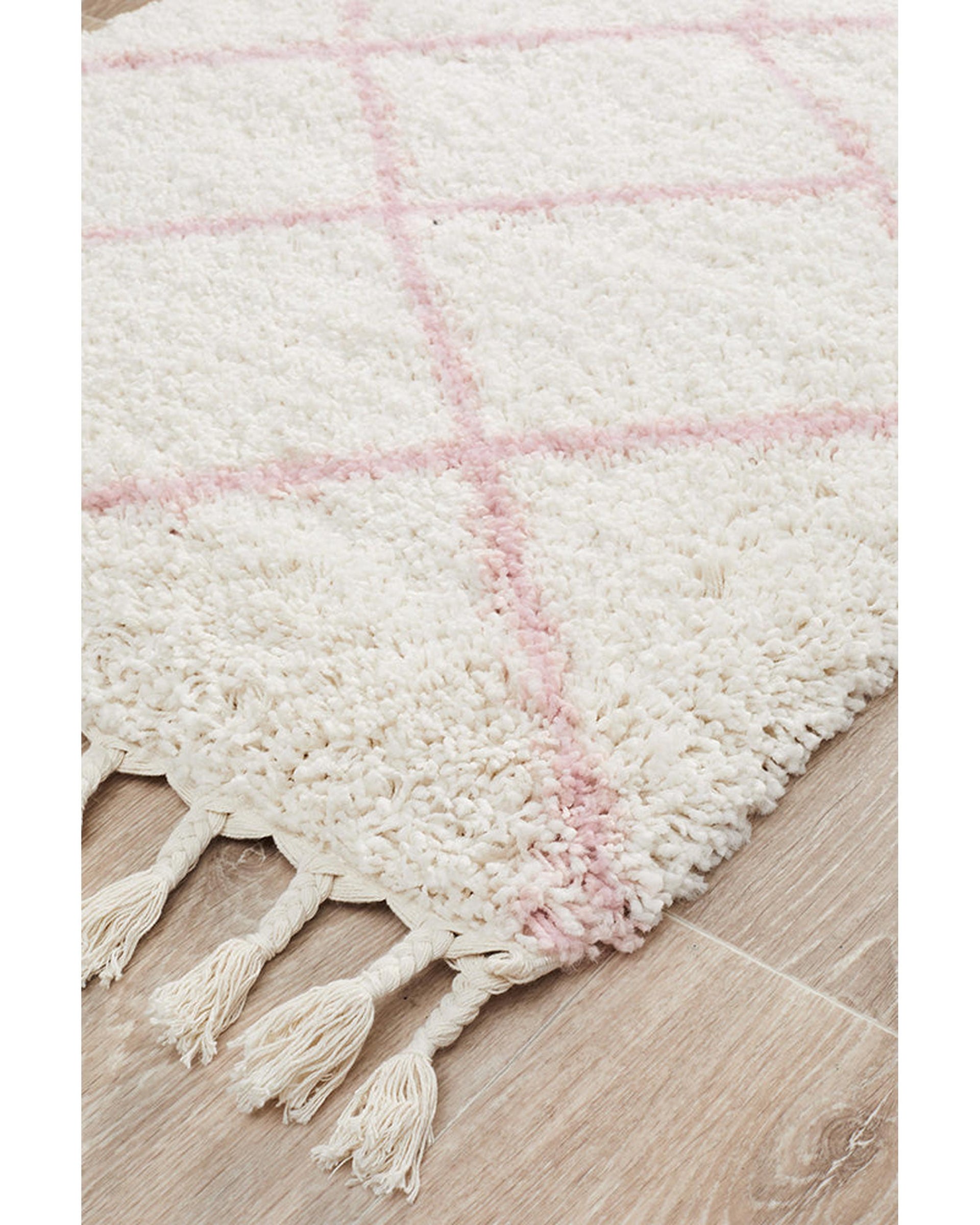 Saffron 22 Pink Runner Rug Rug Culture