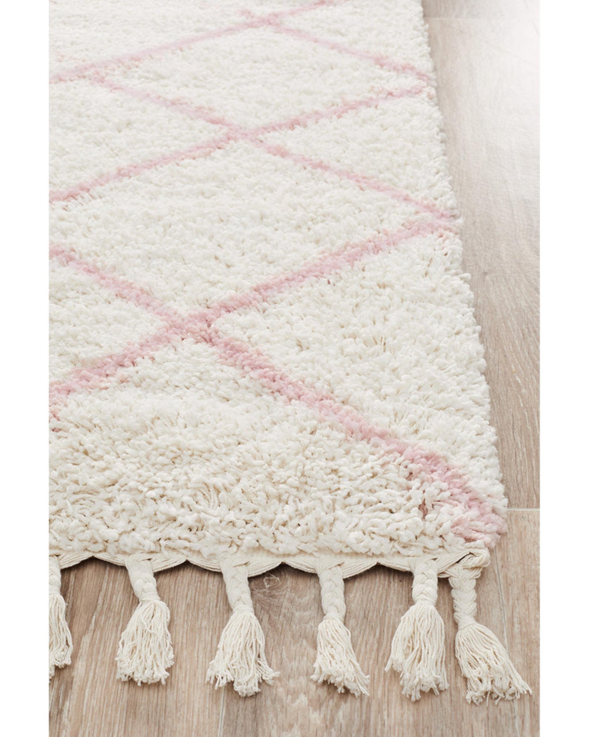 Saffron 22 Pink Runner Rug Rug Culture