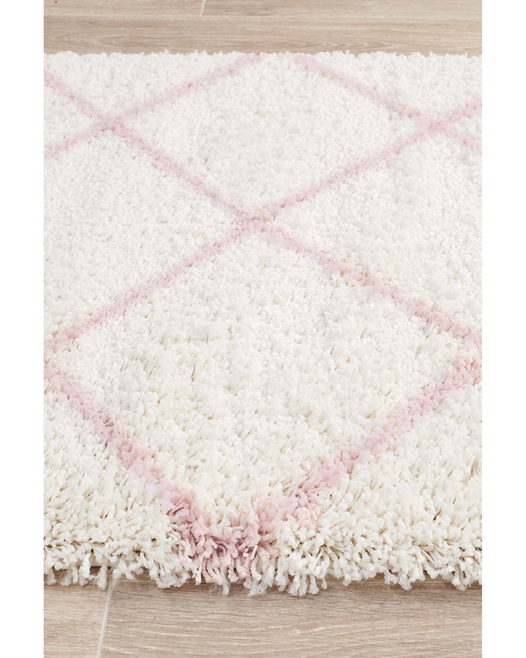 Saffron 22 Pink Runner Rug Rug Culture