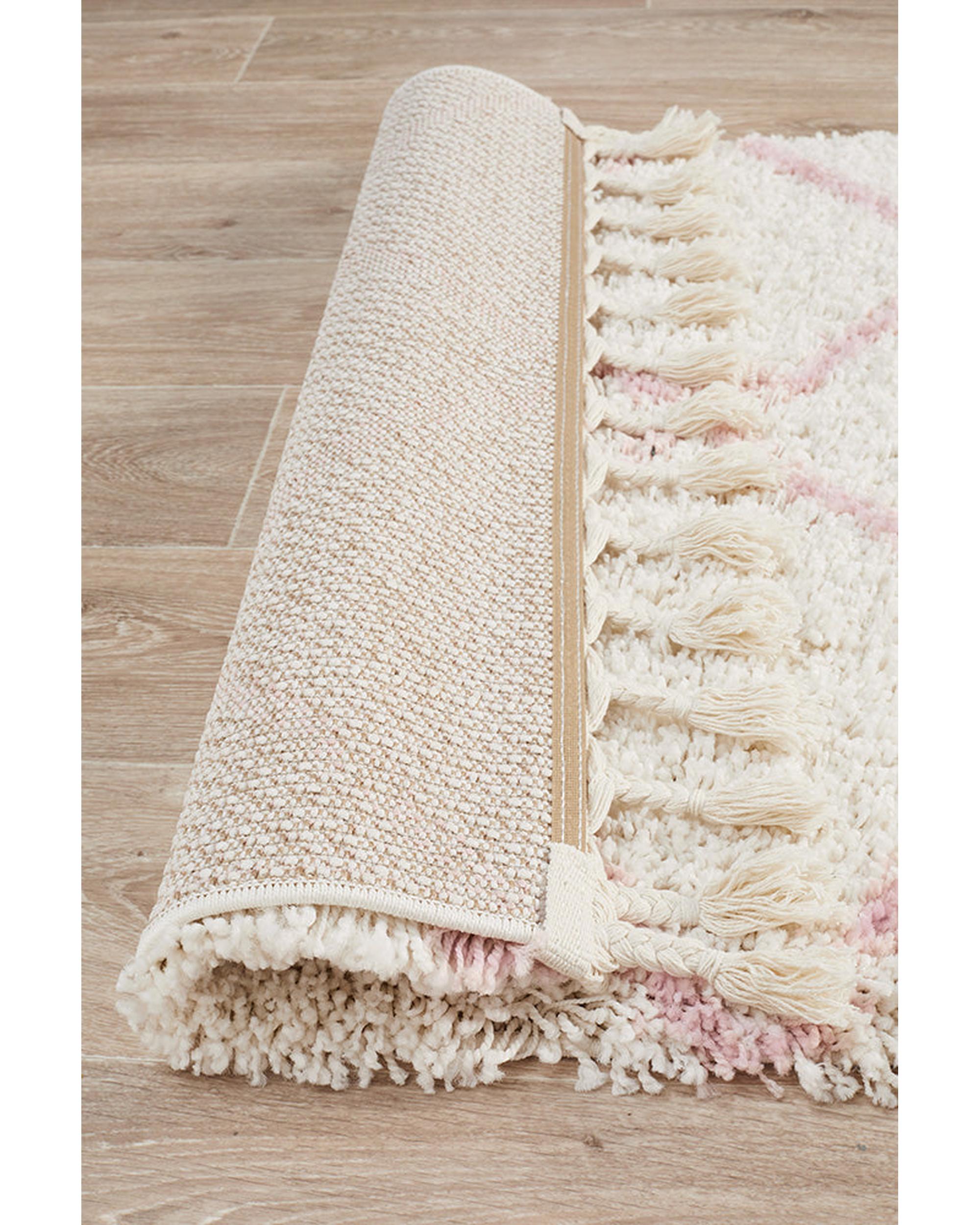 Saffron 22 Pink Runner Rug Rug Culture