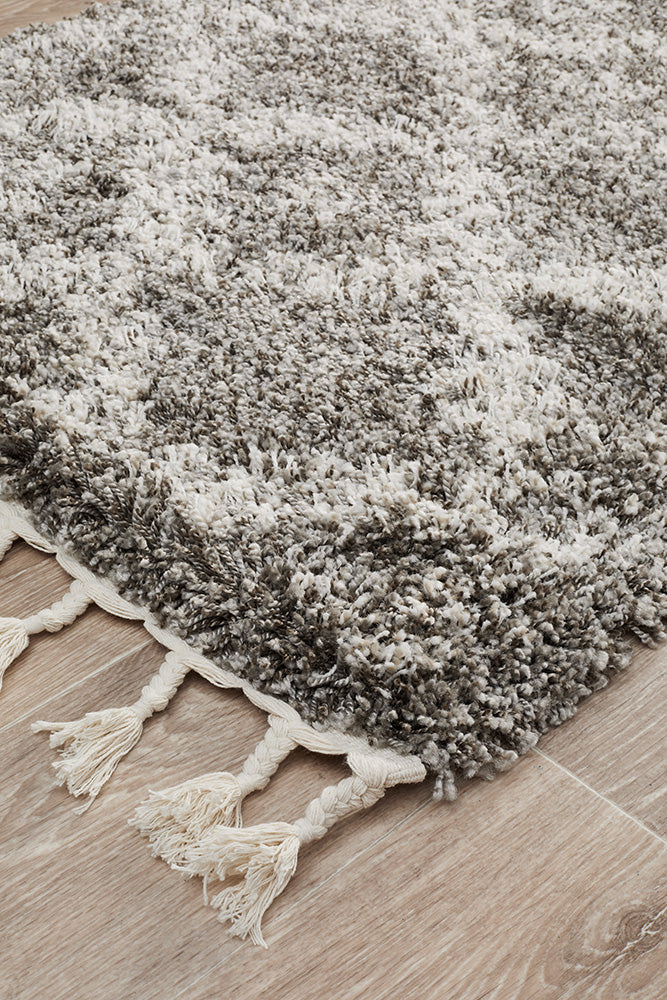 Saffron 33 Grey Runner Rug Rug Culture