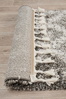 Saffron 33 Grey Runner Rug Rug Culture