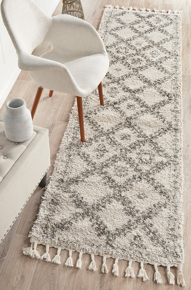 Saffron 33 Natural Runner Rug Rug Culture