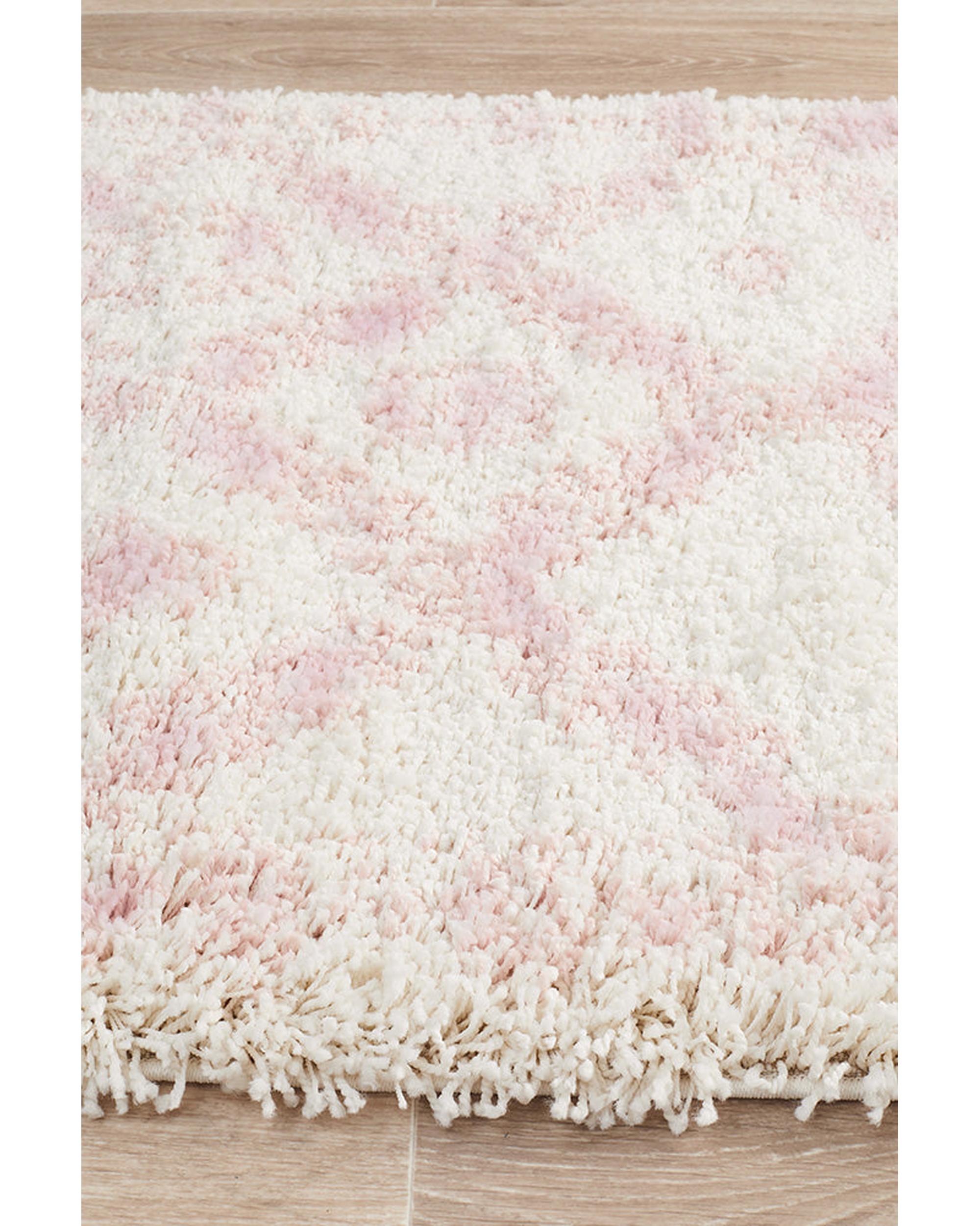 Saffron 33 Pink Runner Rug Rug Culture