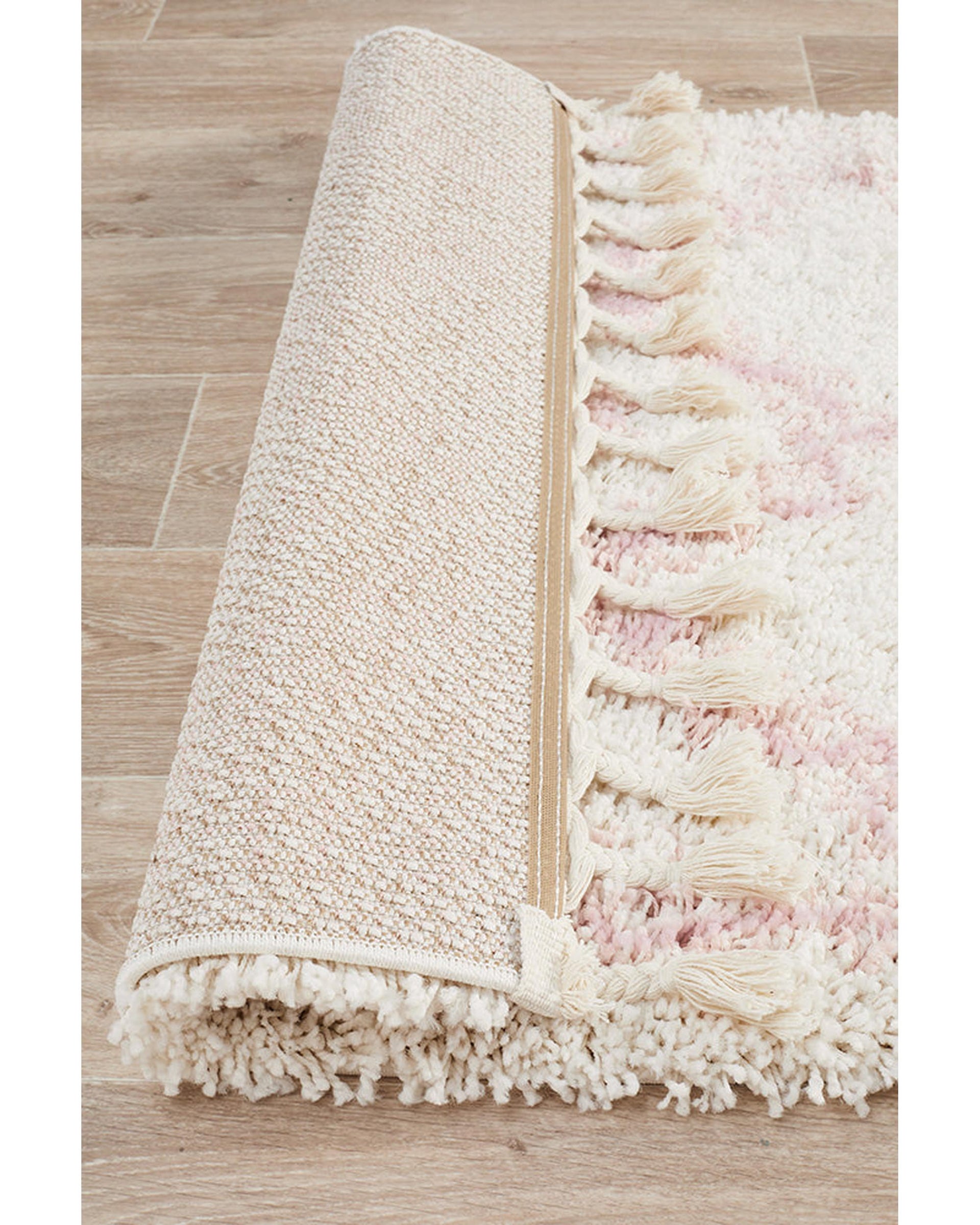 Saffron 33 Pink Runner Rug Rug Culture