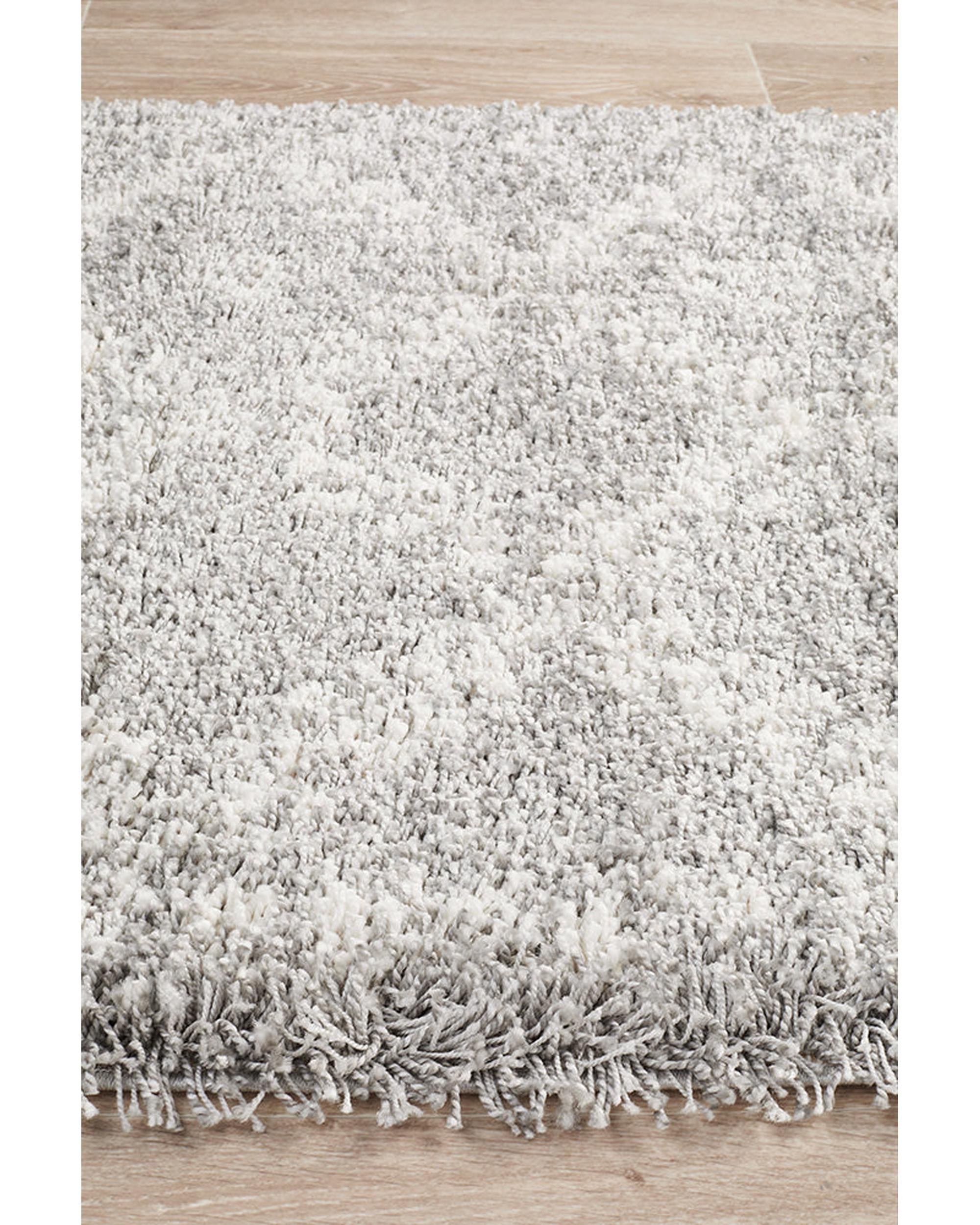 Saffron 33 Silver Runner Rug Rug Culture