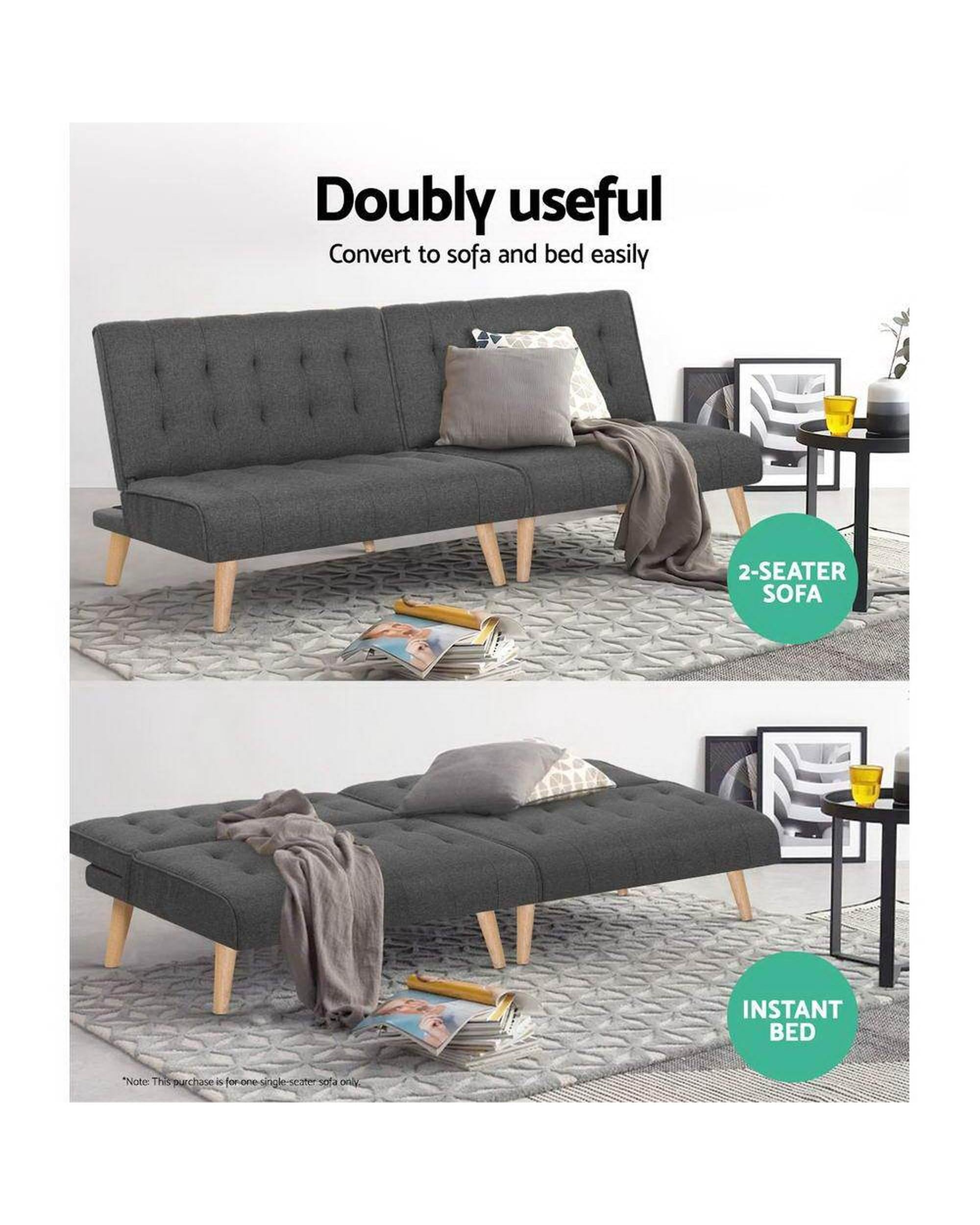 Sofa Lounge Recliner Chair Futon Couch Single 1 Seater Modular Bed Set Artiss