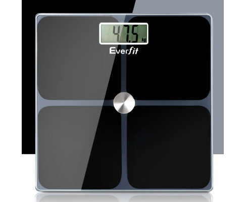 Bathroom Scales Digital Weighing Scale 180KG Electronic Monitor Tracker Big Bedding Australia