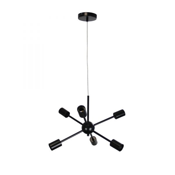 SPUTNIK.6 6-light Groovy Satellite Pendant Oriel Lighting