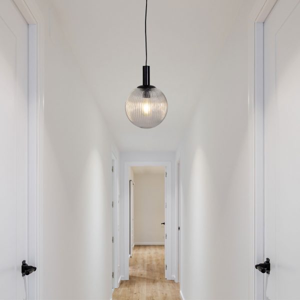 LEGARNO.25 Single Clear Glass Pendant Oriel Lighting