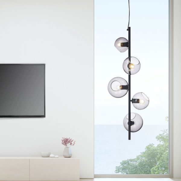 SINUS 120cm Designer Satellite Suspended Pendant Oriel Lighting