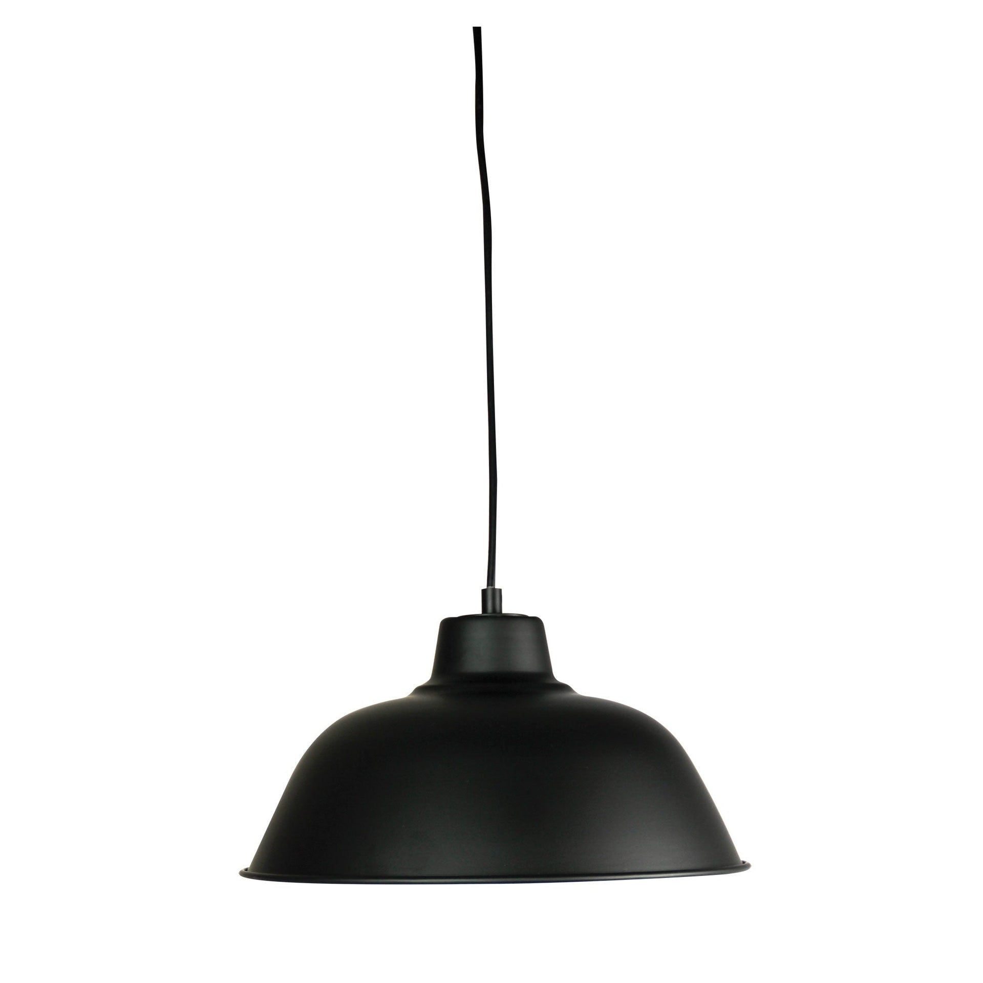 FORGE 300 Retro Industrial Pendant Black Oriel Lighting