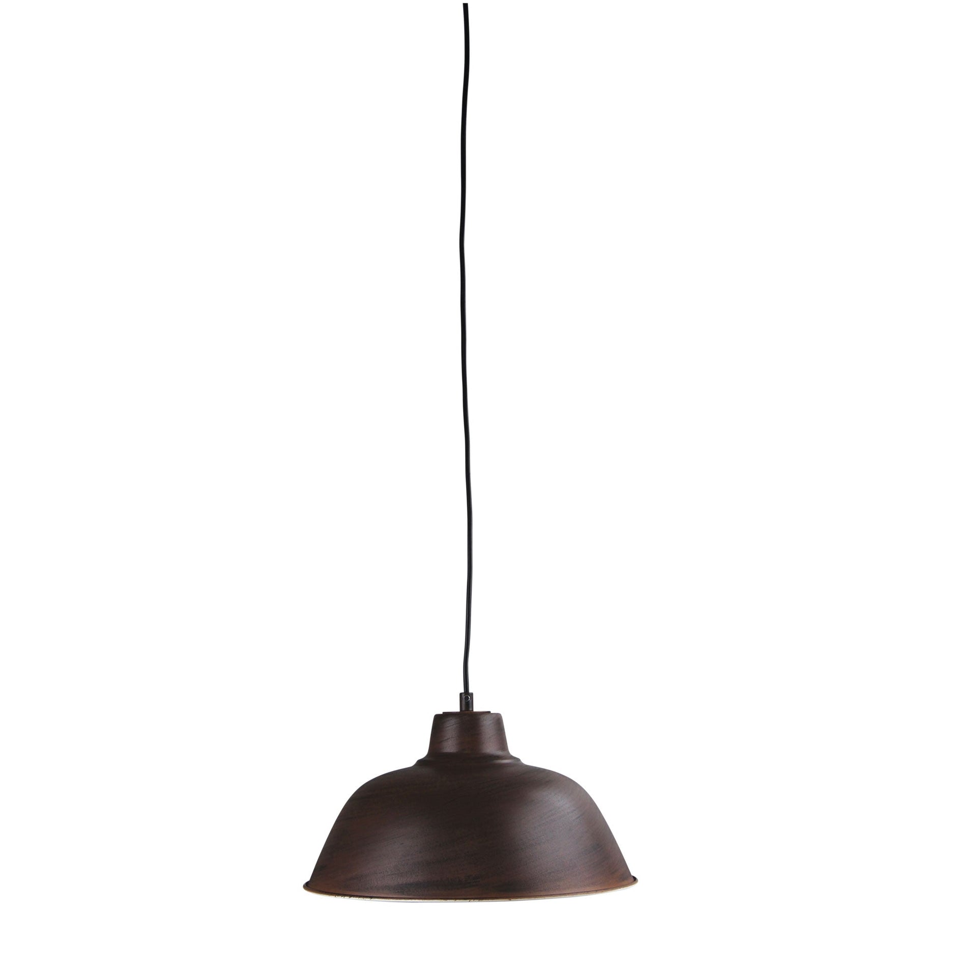 FORGE 300 Retro Industrial Pendant Rusty Steel Oriel Lighting