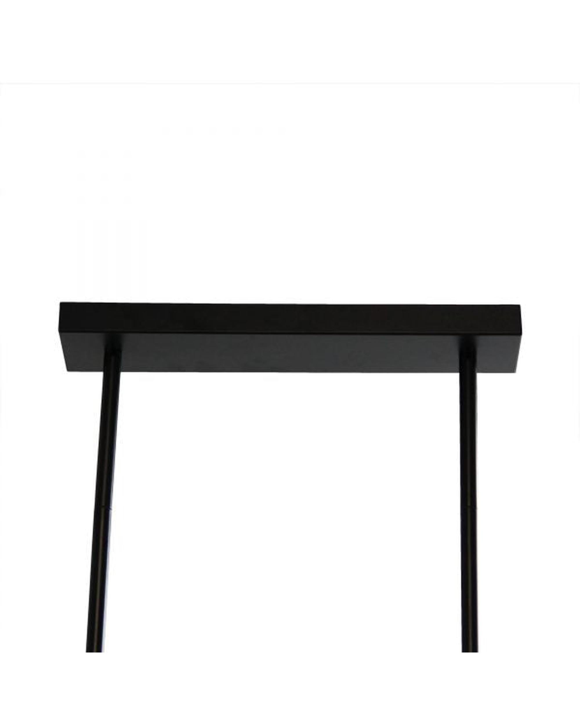 SOUTHPORT.100 6 Light Urban Retro Pendant Black Oriel Lighting