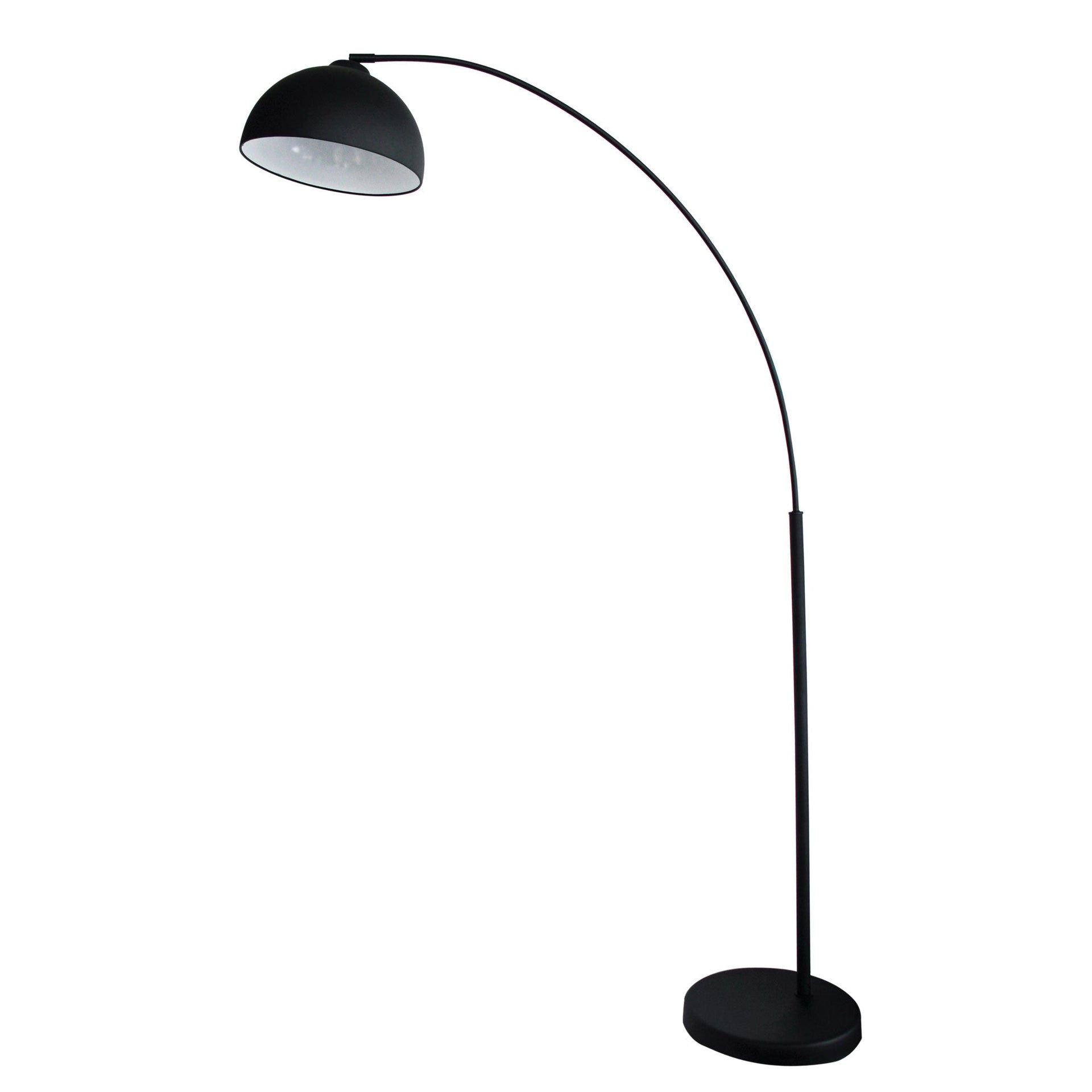 DOME Black Arc Retro Floor Lamp Oriel Lighting