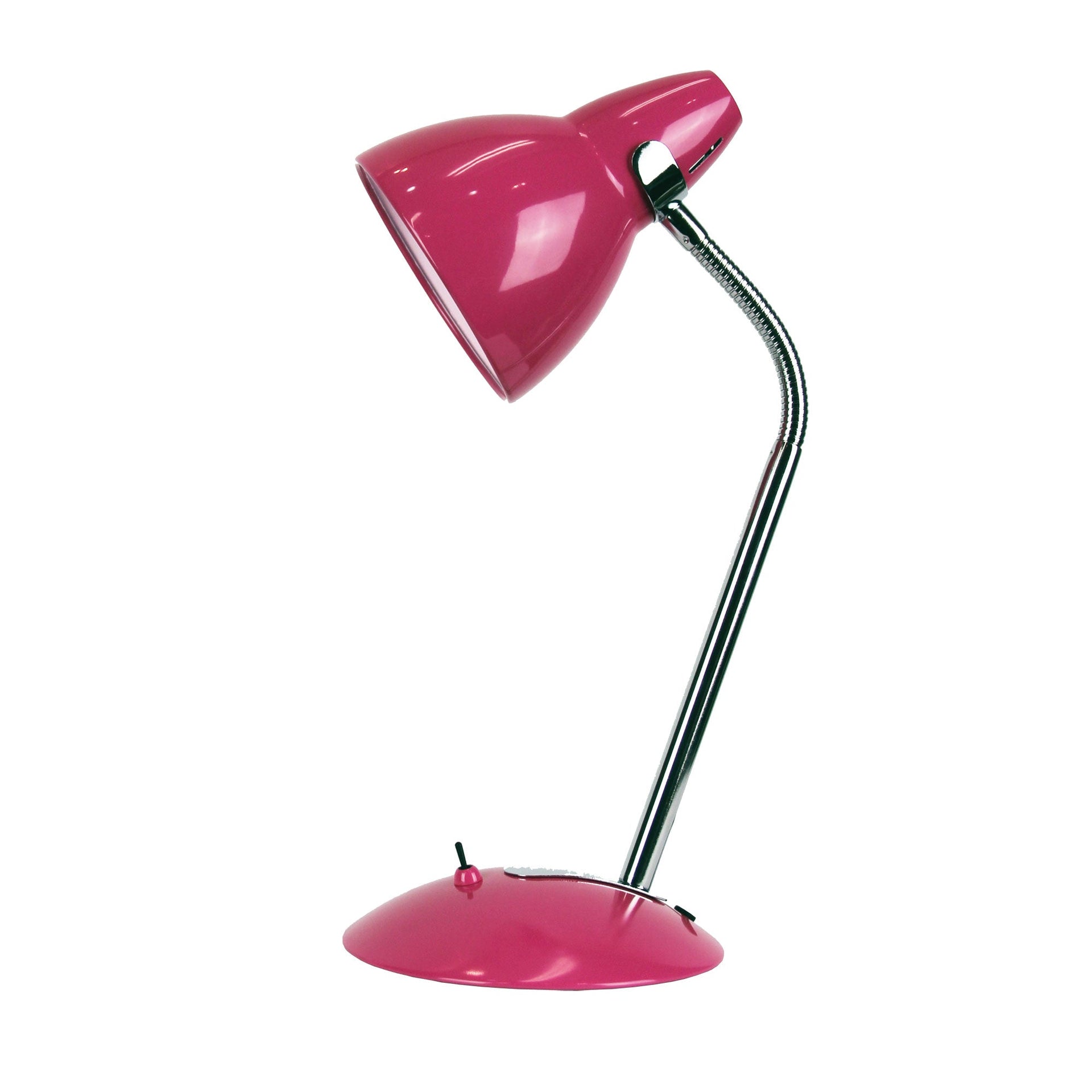 TRAX Classic Gooseneck Task Lamp Pink Oriel Lighting