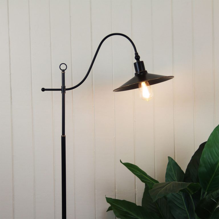 BOSTON FLOOR LAMP Retro Industrial Floor Lamp Oriel Lighting