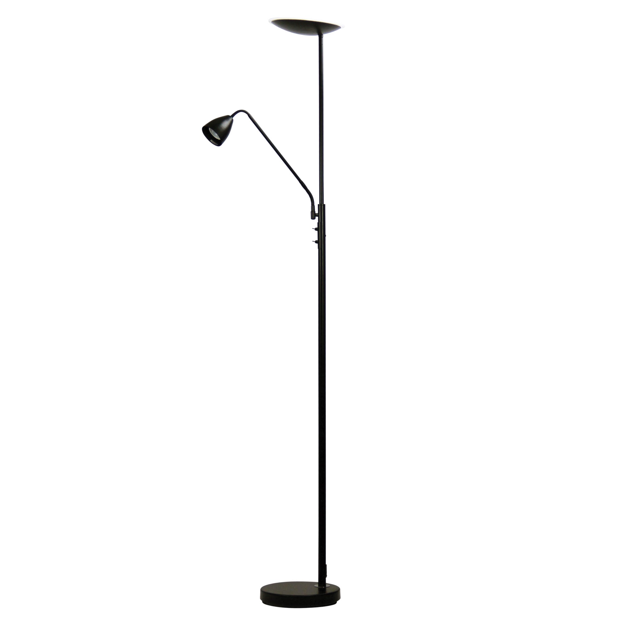 UP2 Mother and Child LED Floor Lamp Black Oriel Lighting