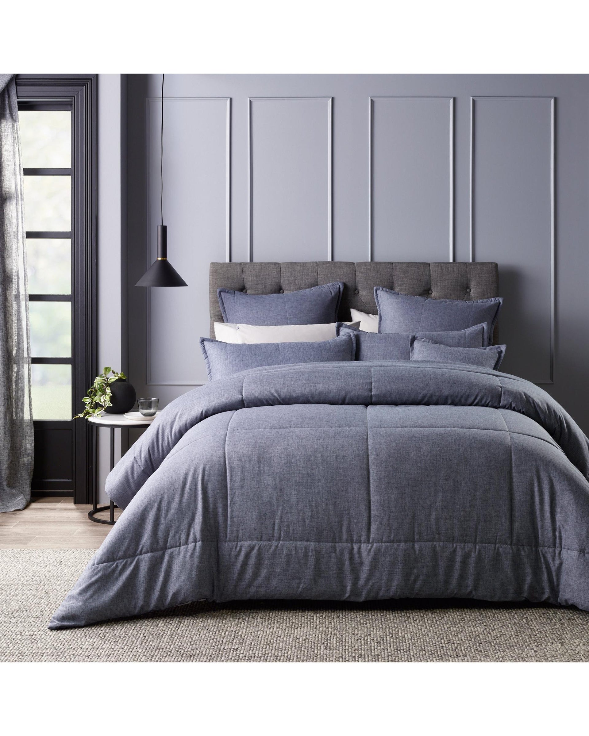 Bianca Bedding MAYNARD COMFORTER SET BLUE Bianca Bedding