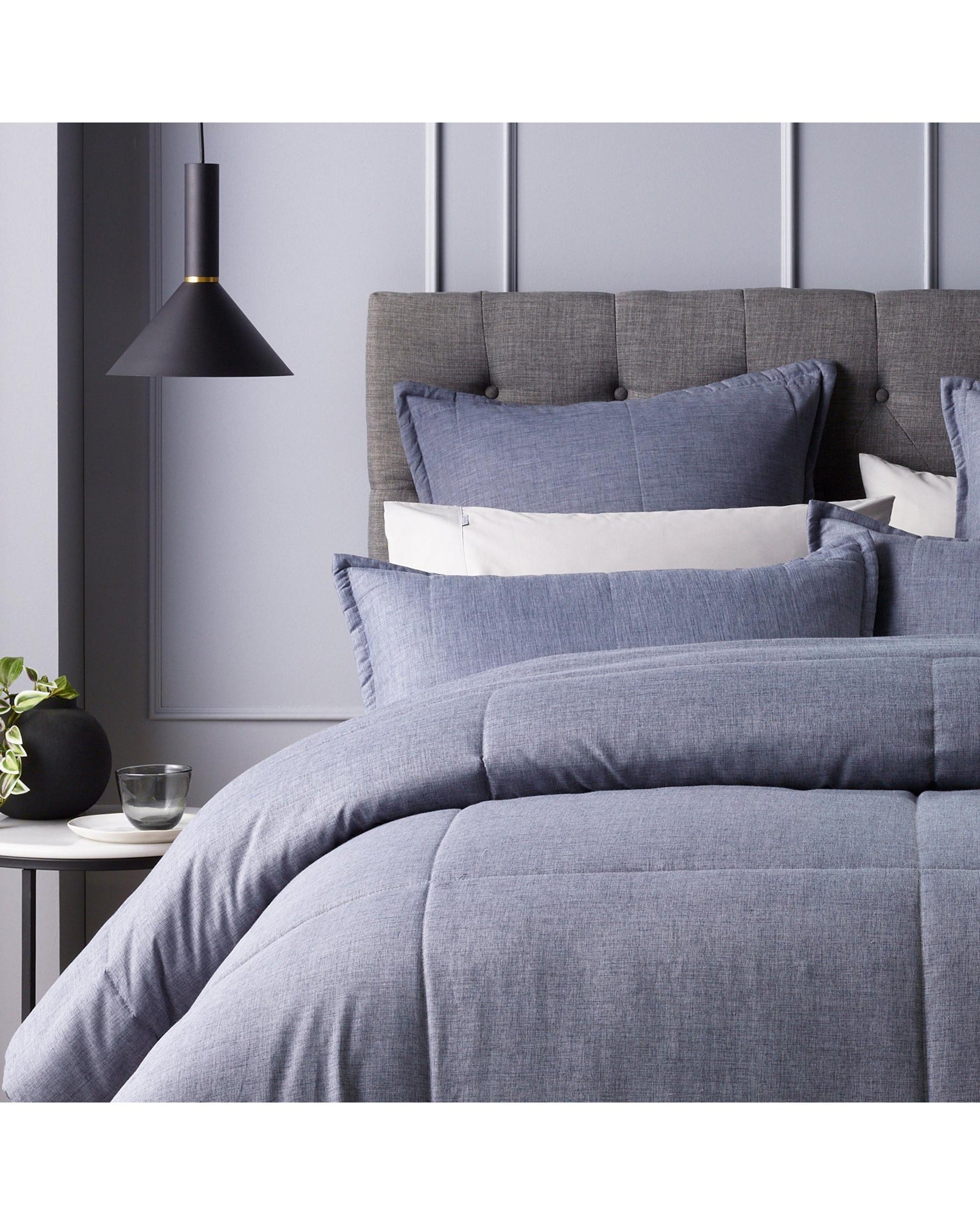 Bianca Bedding MAYNARD COMFORTER SET BLUE Bianca Bedding