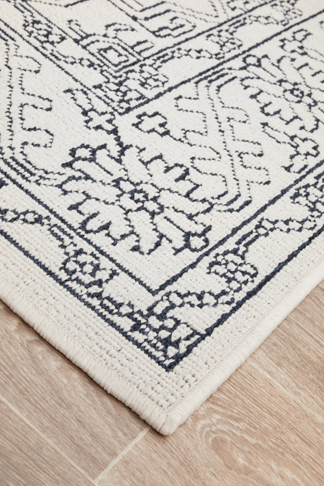 Seaside 5555 White Rug RUG CULTURE