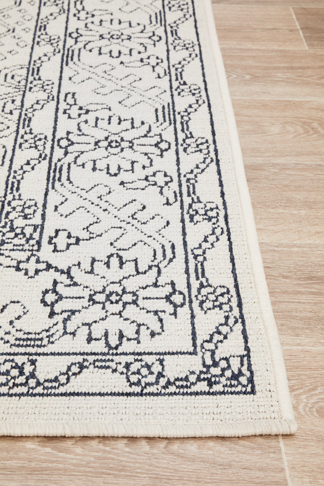 Seaside 5555 White Rug RUG CULTURE
