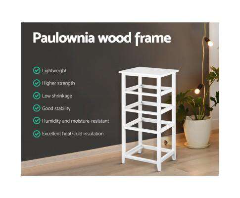 Bedroom Storage Cabinet - White Artiss