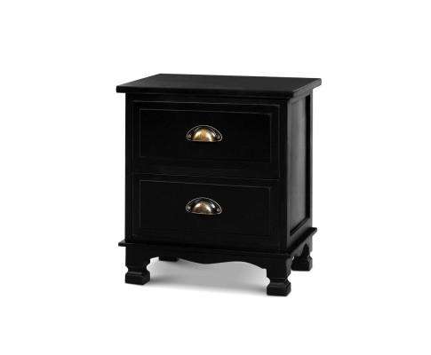 Two Bedside Tables - Vintage Artiss