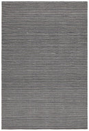 Studio Oskar Felted Wool Striped Rug Black White Rug Culture