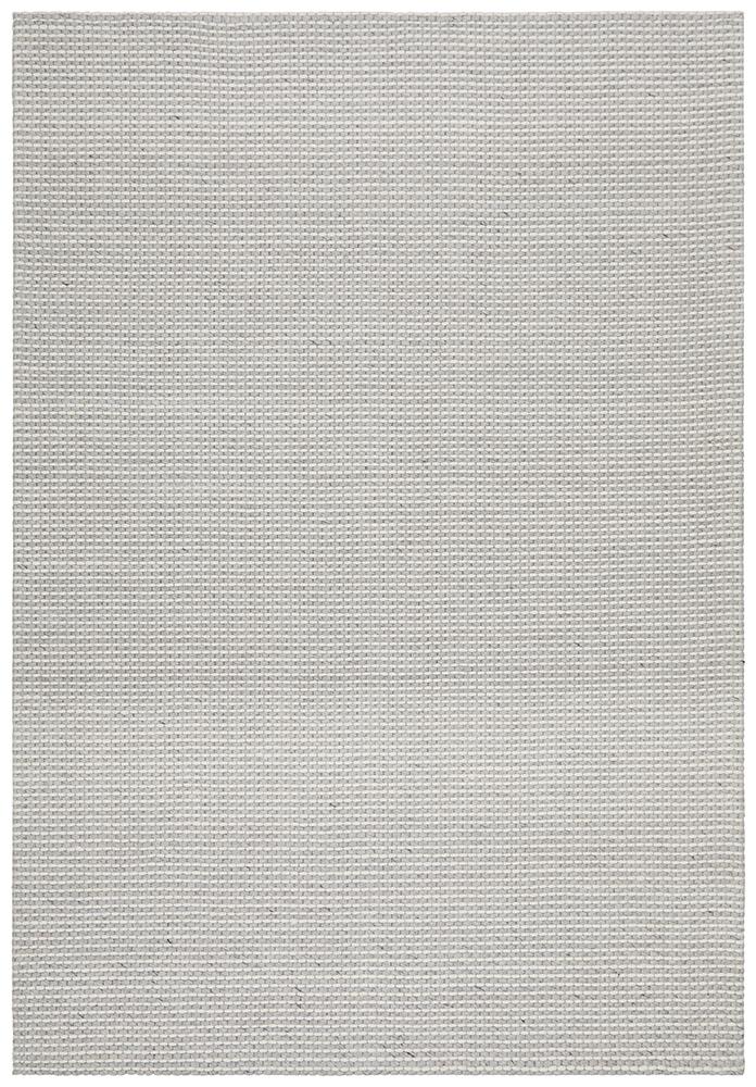 Studio Oskar Felted Wool Striped Rug Grey White Rug Culture