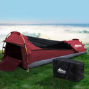 Biker Swag Camping Tent Single Canvas Swags Biking Hiking Beach Weisshorn