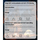 Double Swag Camping Swags Canvas Tent Deluxe Dark Grey Large Bag Weisshorn