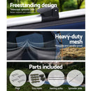 Double Swag Camping Swags Canvas Free Standing Dome Tent Dark Blue with 7CM Mattress Weisshorn