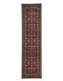 Sydney Classic Runner Red With Black Border Runner Rug