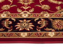 Sydney Classic Runner Red With Black Border Runner Rug
