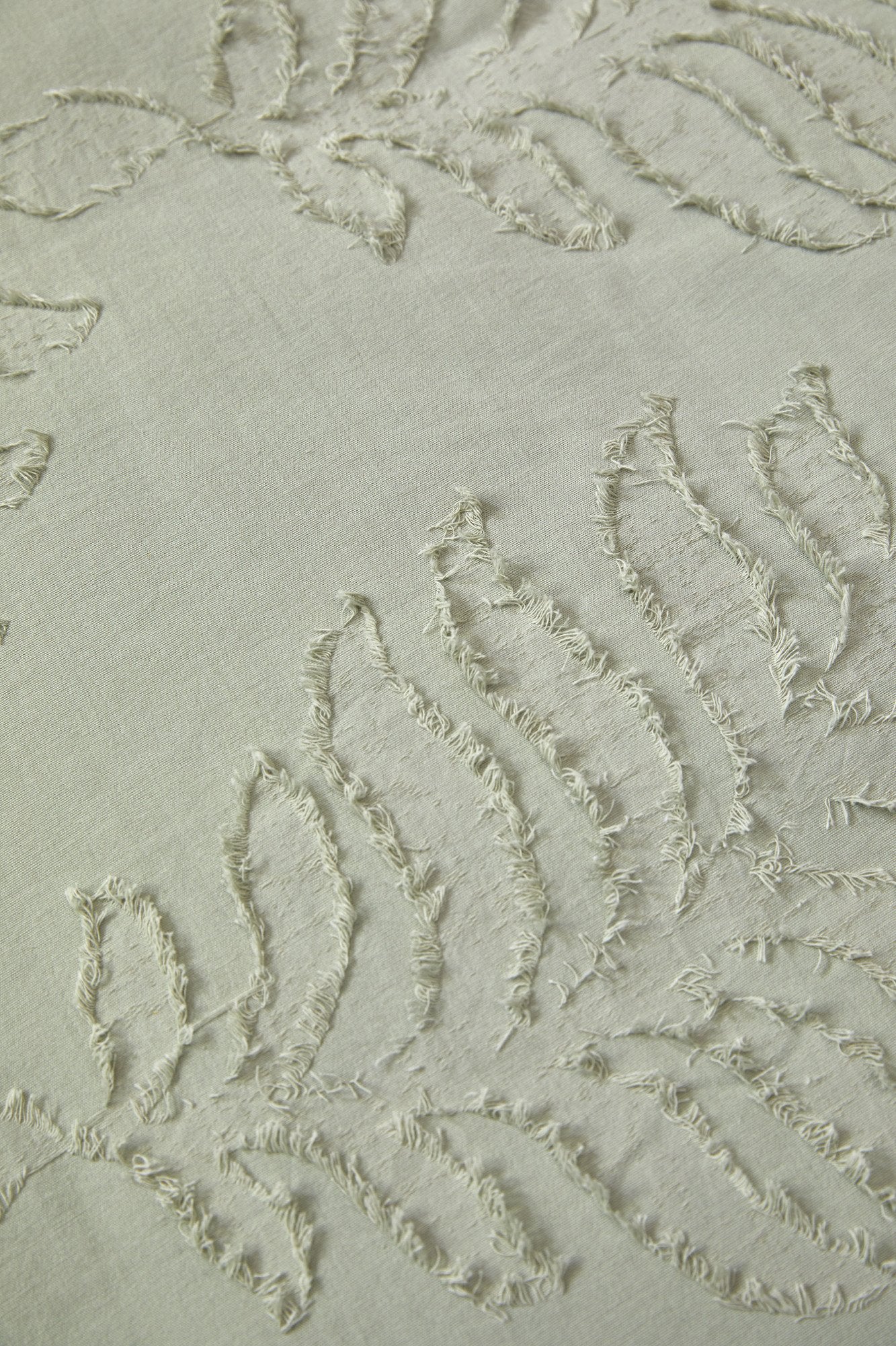 Vintage Design Sage Cotton Quilt Cover Set Vintage Design