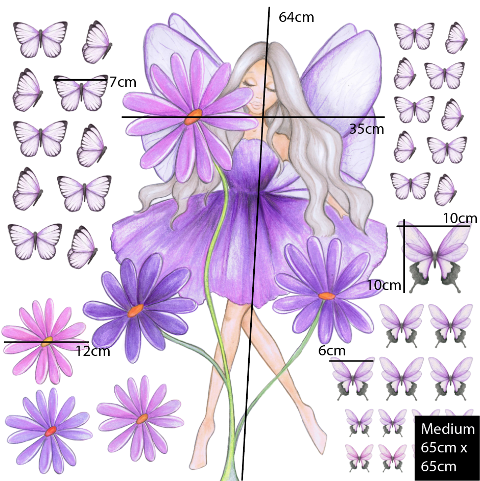 Fairy Fun Polka Art Prints