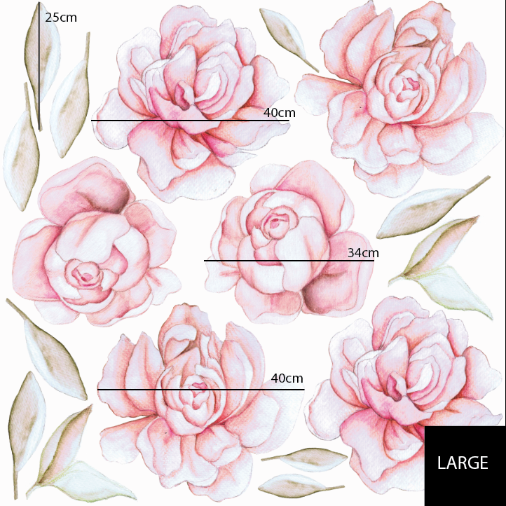 Pastel Peonies Polka Art Prints