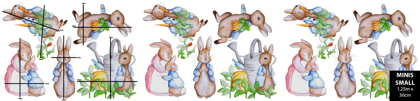 Peter Rabbit Wall Decals